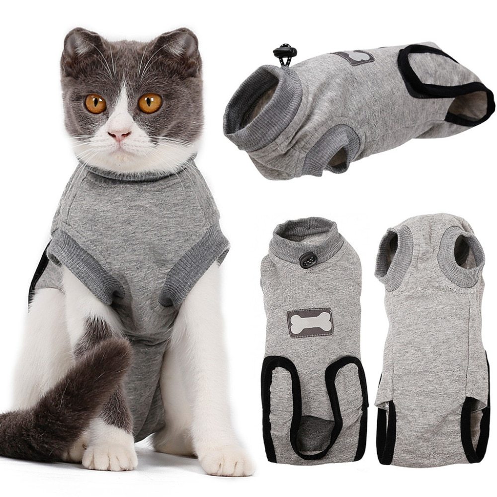 Cat Recovery Suit – Post-Surgery & Anti-Mite Protection