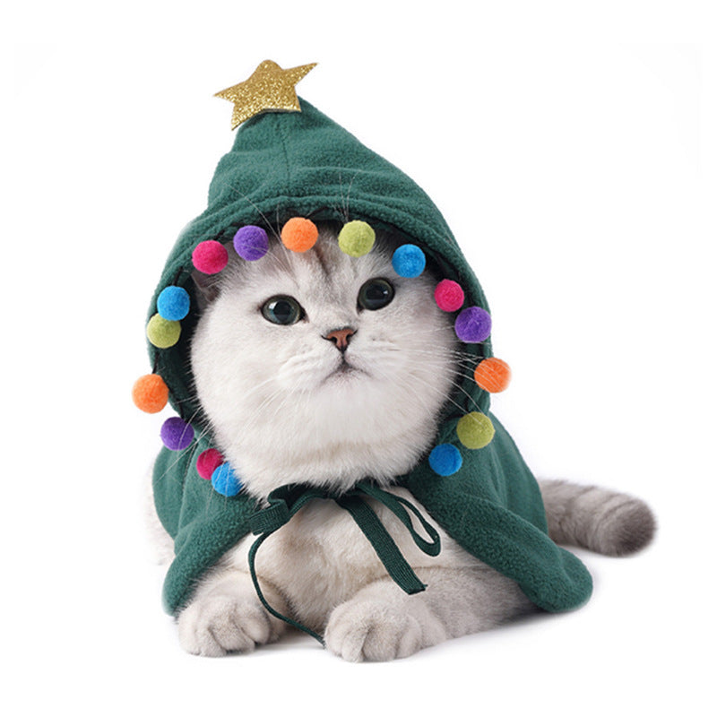 Adorable Christmas & Halloween Cat Cloak