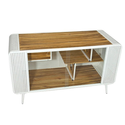 Spacious Cat House with Tempered Glass Doors