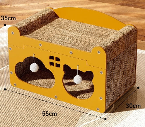 No-Mess Sisal Cat Scratch Mat