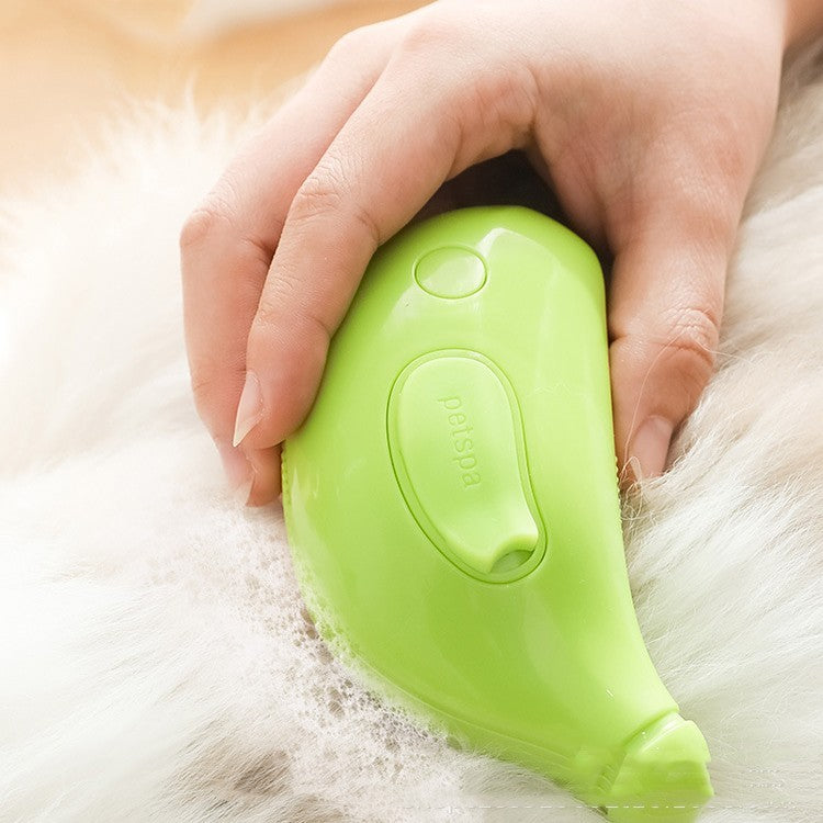 3-in-1 Pet Steam Brush – Clean, Massage & De-Shed