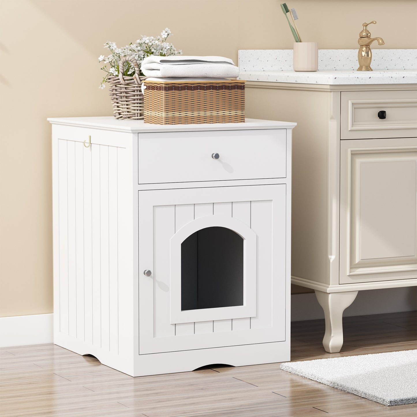 Multi-Functional Wooden Cat House