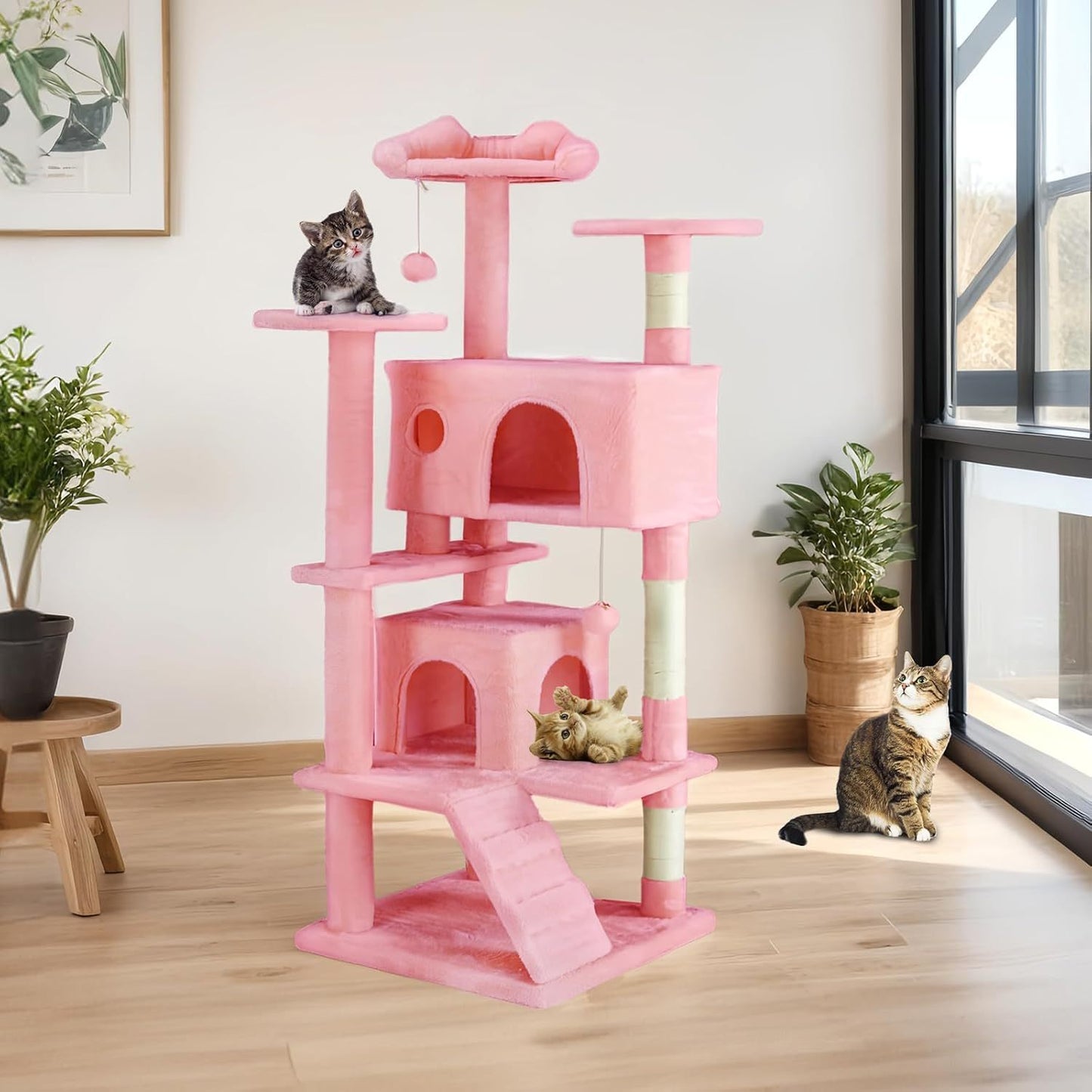 Multi-Level Cat Tree Tower with Condos