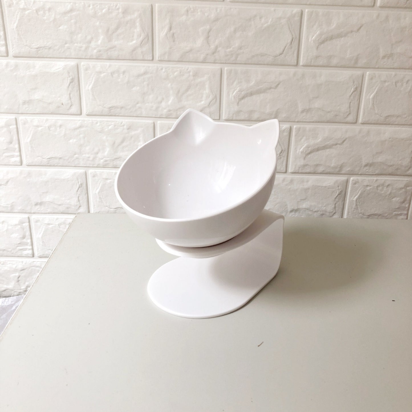 Transparent Tilted Pet Bowl