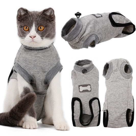 Cat Recovery Suit – Post-Surgery & Anti-Mite Protection