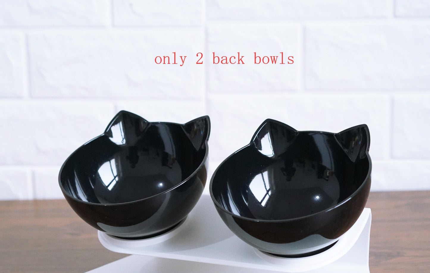 Transparent Tilted Pet Bowl