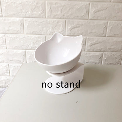 Transparent Tilted Pet Bowl