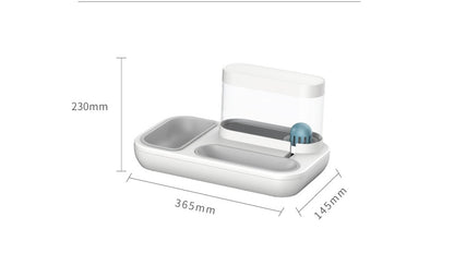 4-in-1 Pet Feeder & Water Fountain