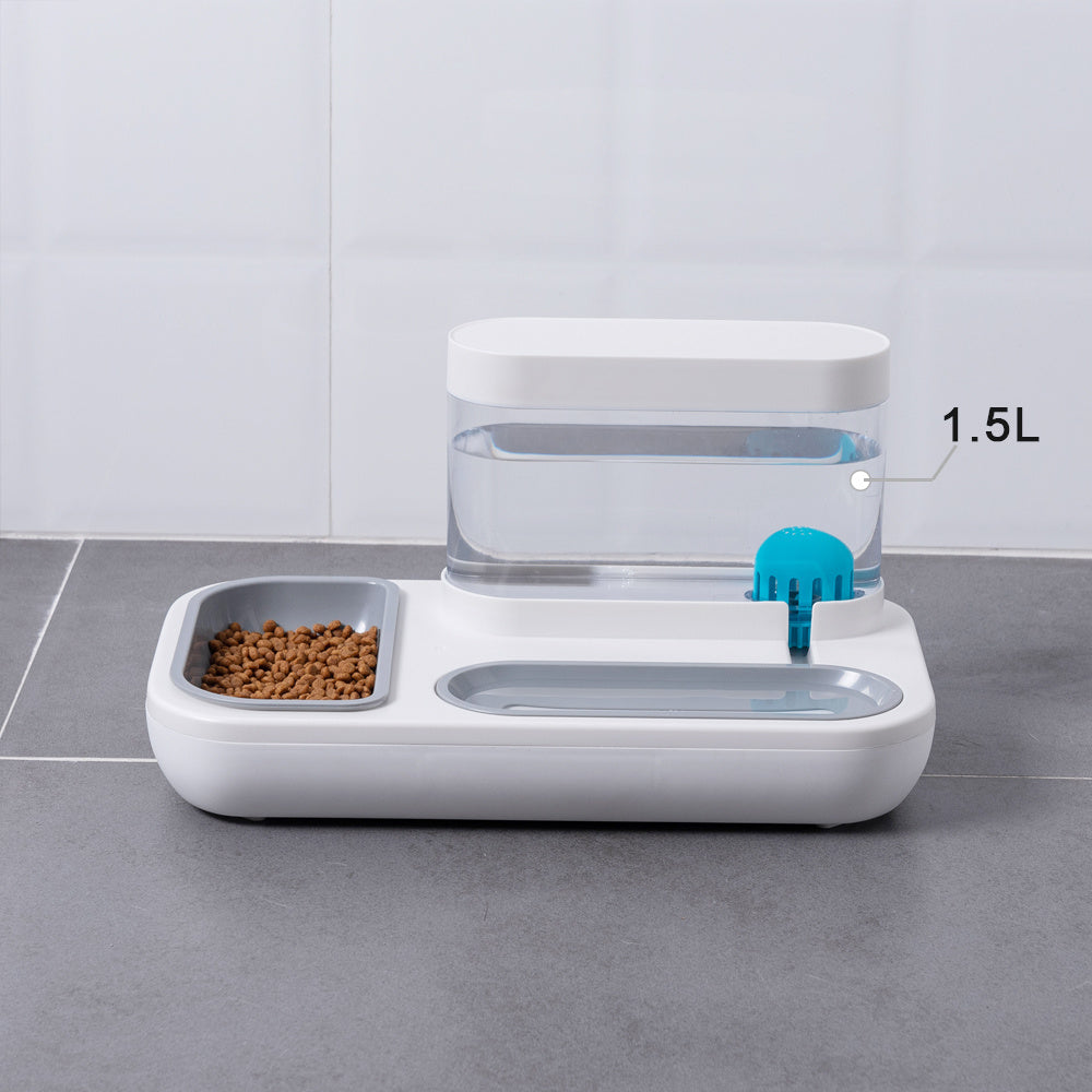 4-in-1 Pet Feeder & Water Fountain