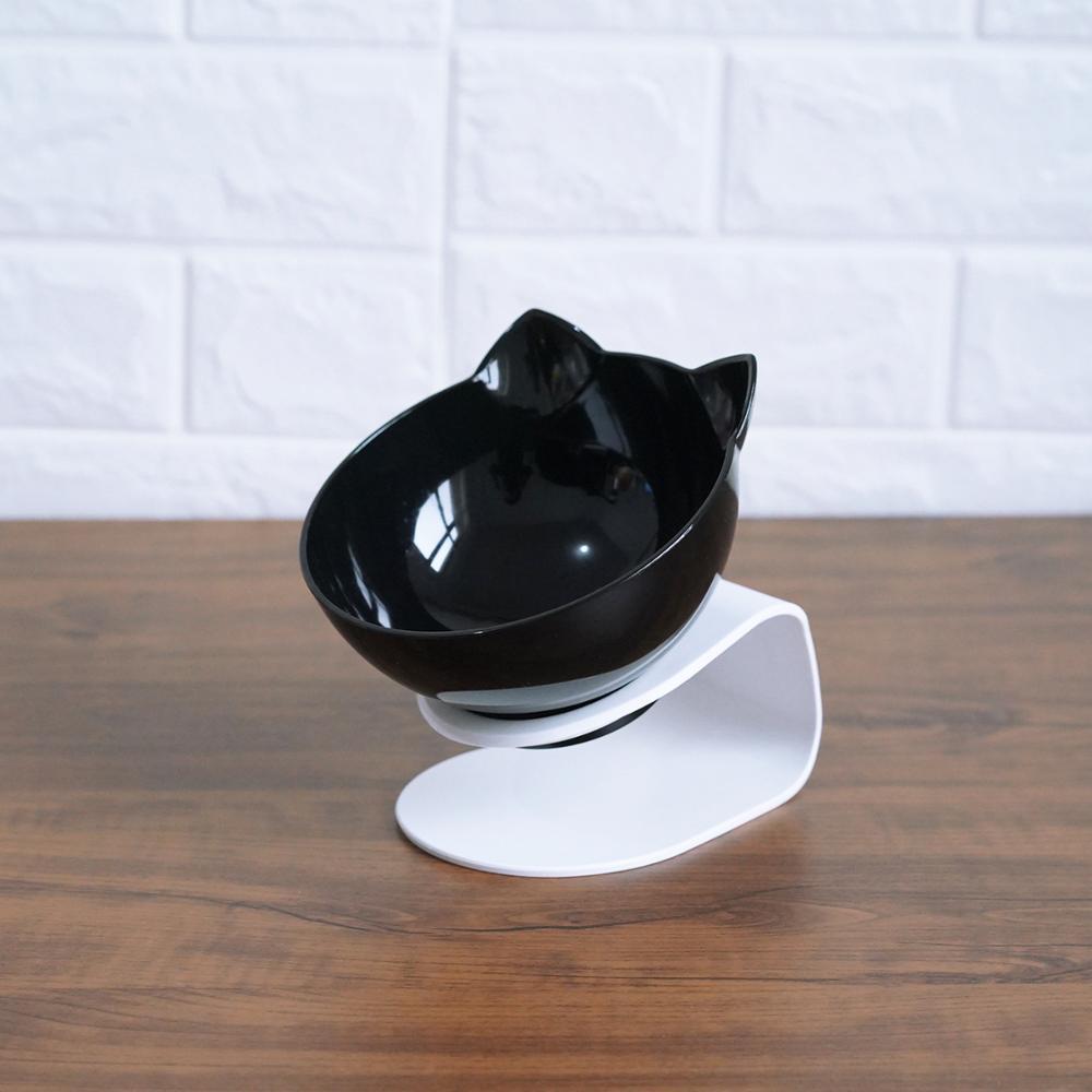 Transparent Tilted Pet Bowl