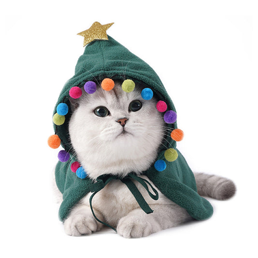Adorable Christmas & Halloween Cat Cloak