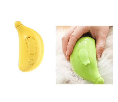 3-in-1 Pet Steam Brush – Clean, Massage & De-Shed