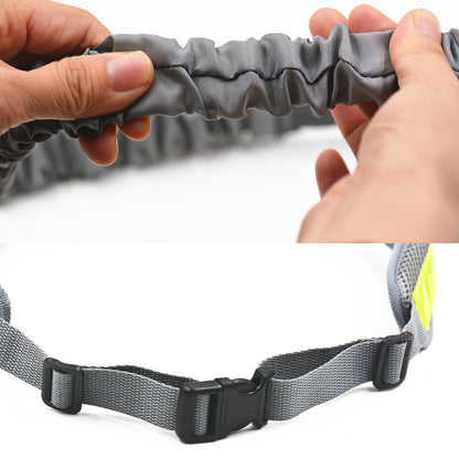 Adjustable Hands-Free Dog Leash Set – 4-Piece Running Belt with Waist Bag