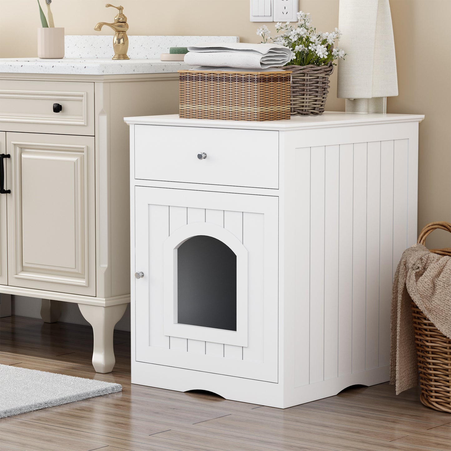 Multi-Functional Wooden Cat House