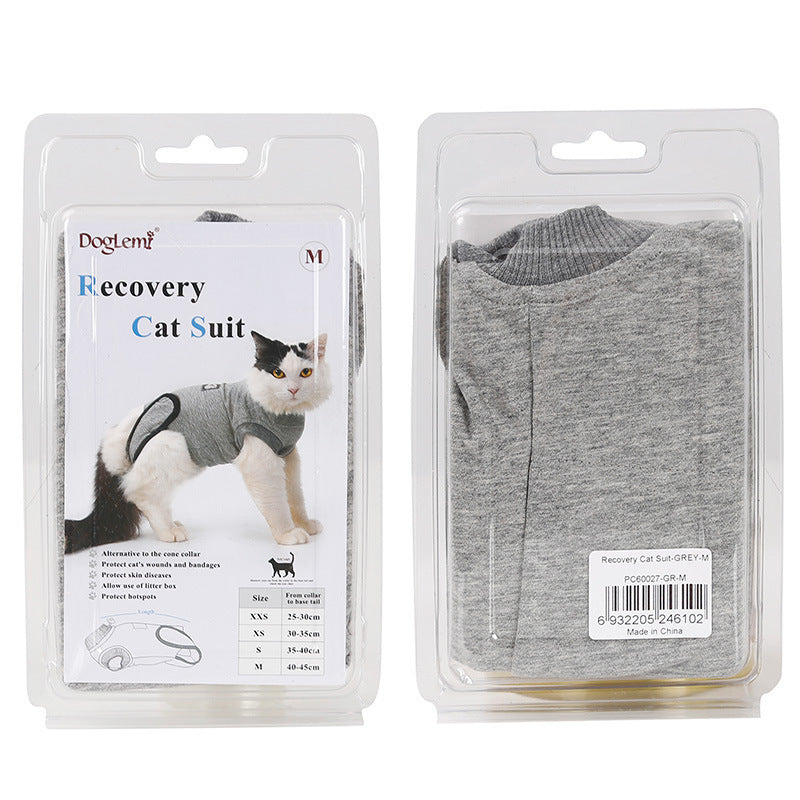 Cat Recovery Suit – Post-Surgery & Anti-Mite Protection