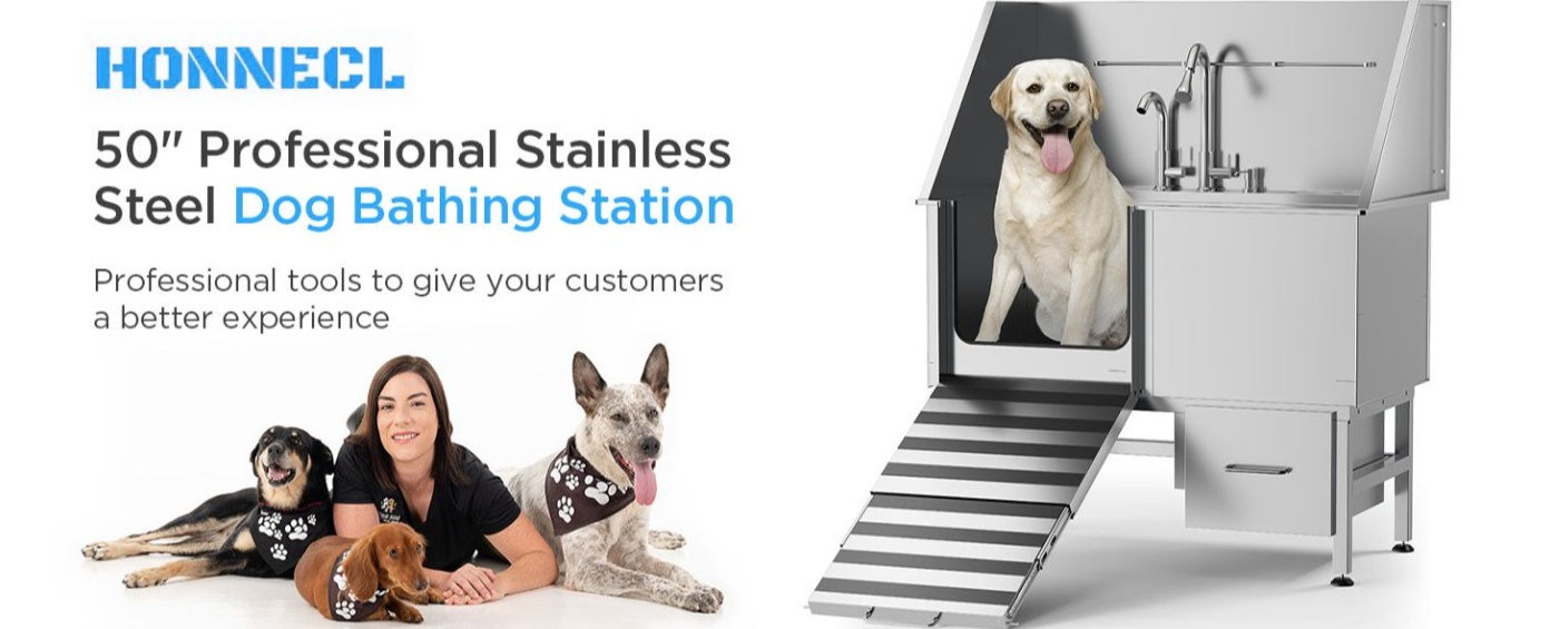 Stainless Steel Dog Bath