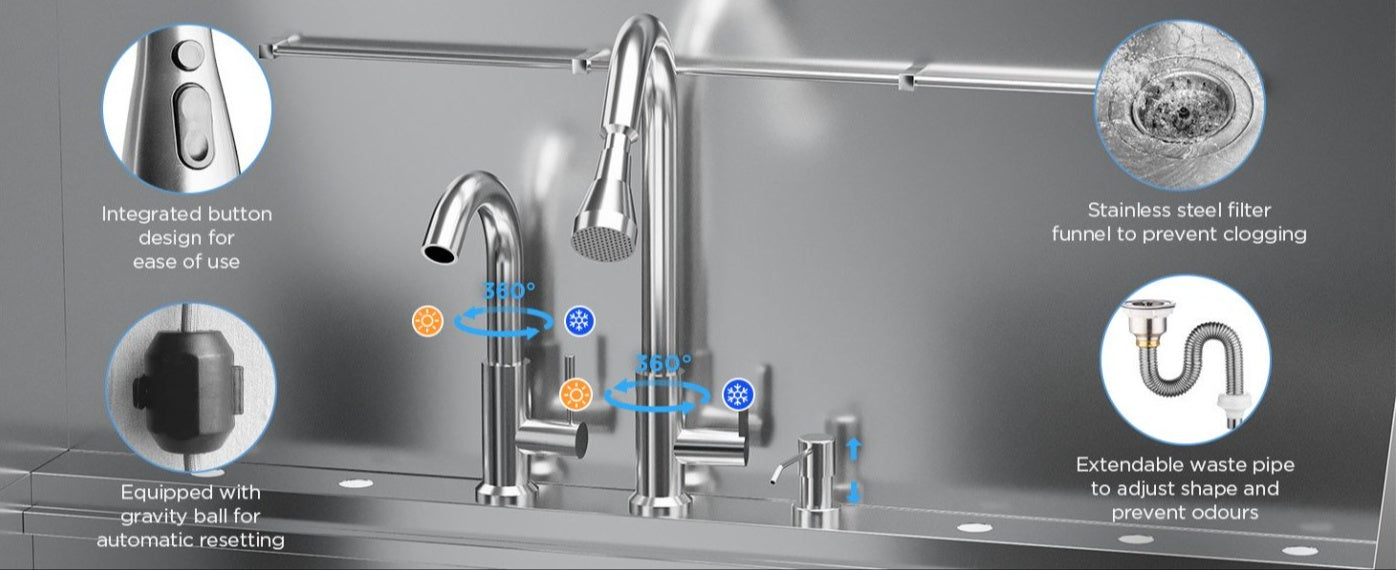 Stainless Steel Dog Bath