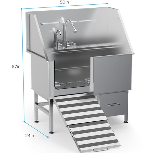 Stainless Steel Dog Bath