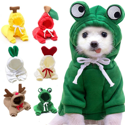 Cute Fruit Hoodie for Small Dogs