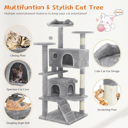 Multi-Level Cat Tree Tower with Condos