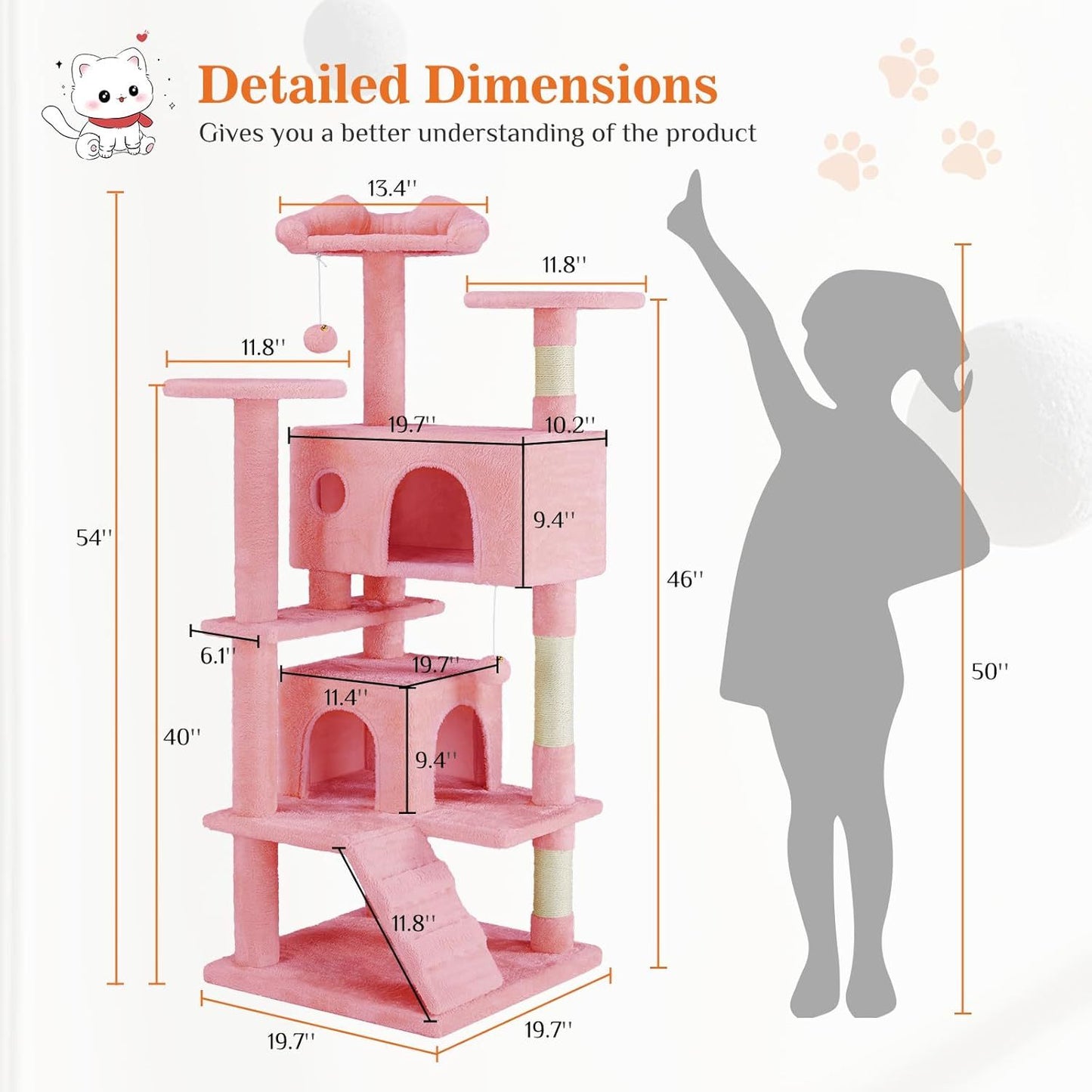 Multi-Level Cat Tree Tower with Condos