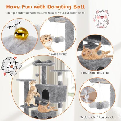 Multi-Level Cat Tree Tower with Condos