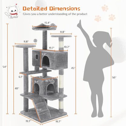 Multi-Level Cat Tree Tower with Condos