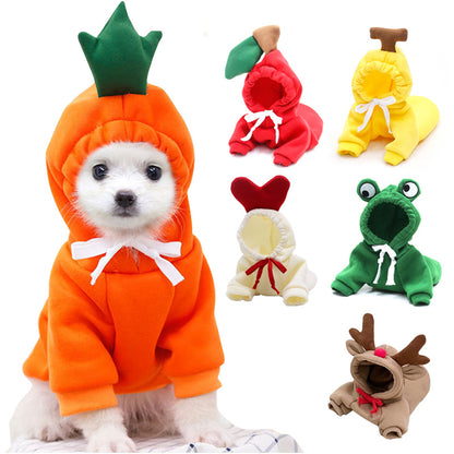 Cute Fruit Hoodie for Small Dogs